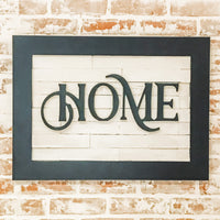 Home Wood Sign
