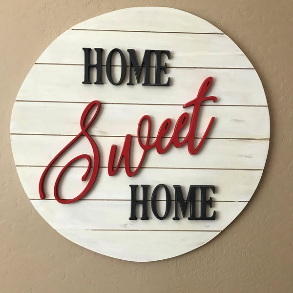 Heritage Home Sweet Home Sign